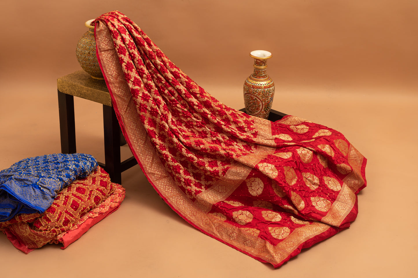 Maroon Pataloa Saree